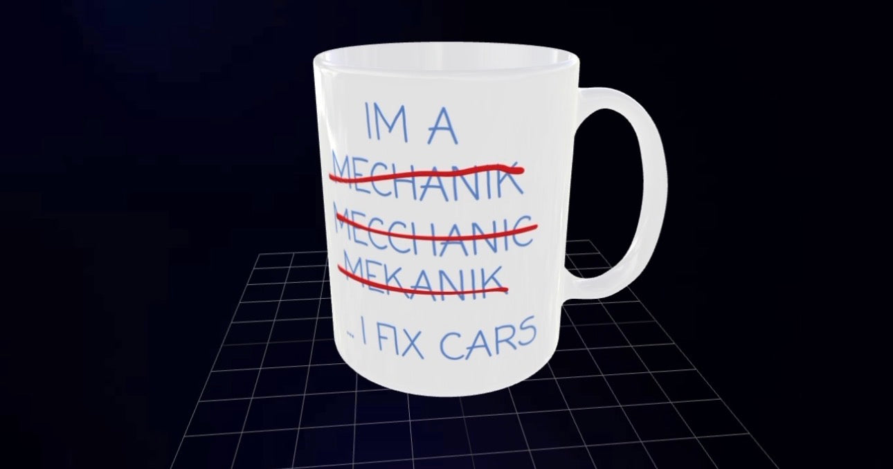 Funny Mechanic Mug - "I'm A Mechanic... I Fix Cars" Coffee Cup, Gift for Car Mechanics, Auto Technician Present, Novelty Ceramic Mug