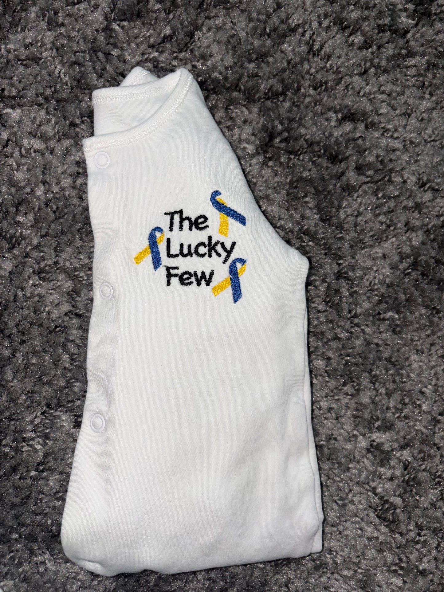 Down Syndrome Awareness Baby Sleepsuit