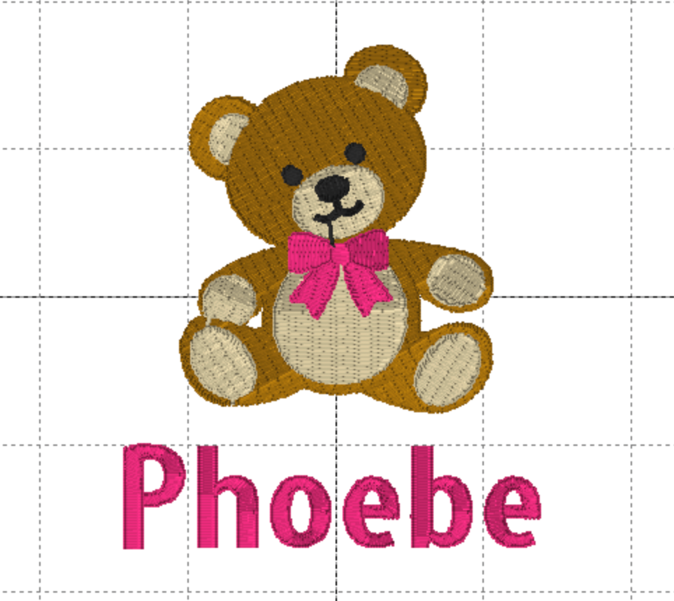 Personalised Baby Name Bib – Embroidered Teddy Bear Design | Velcro fastening bib | 100% cotton | Bear available in pink or blue