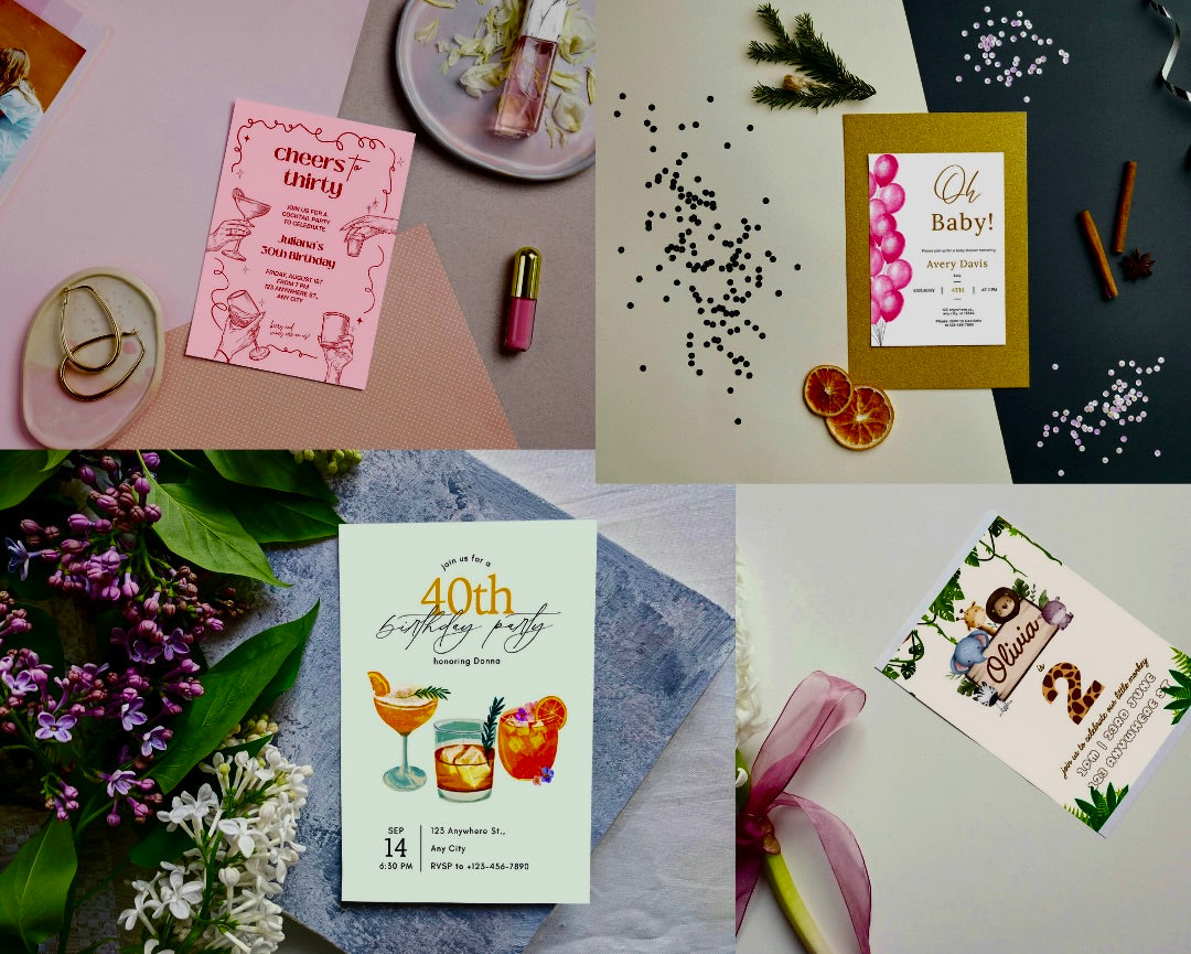 Because Every Event Deserves a Cute Invite