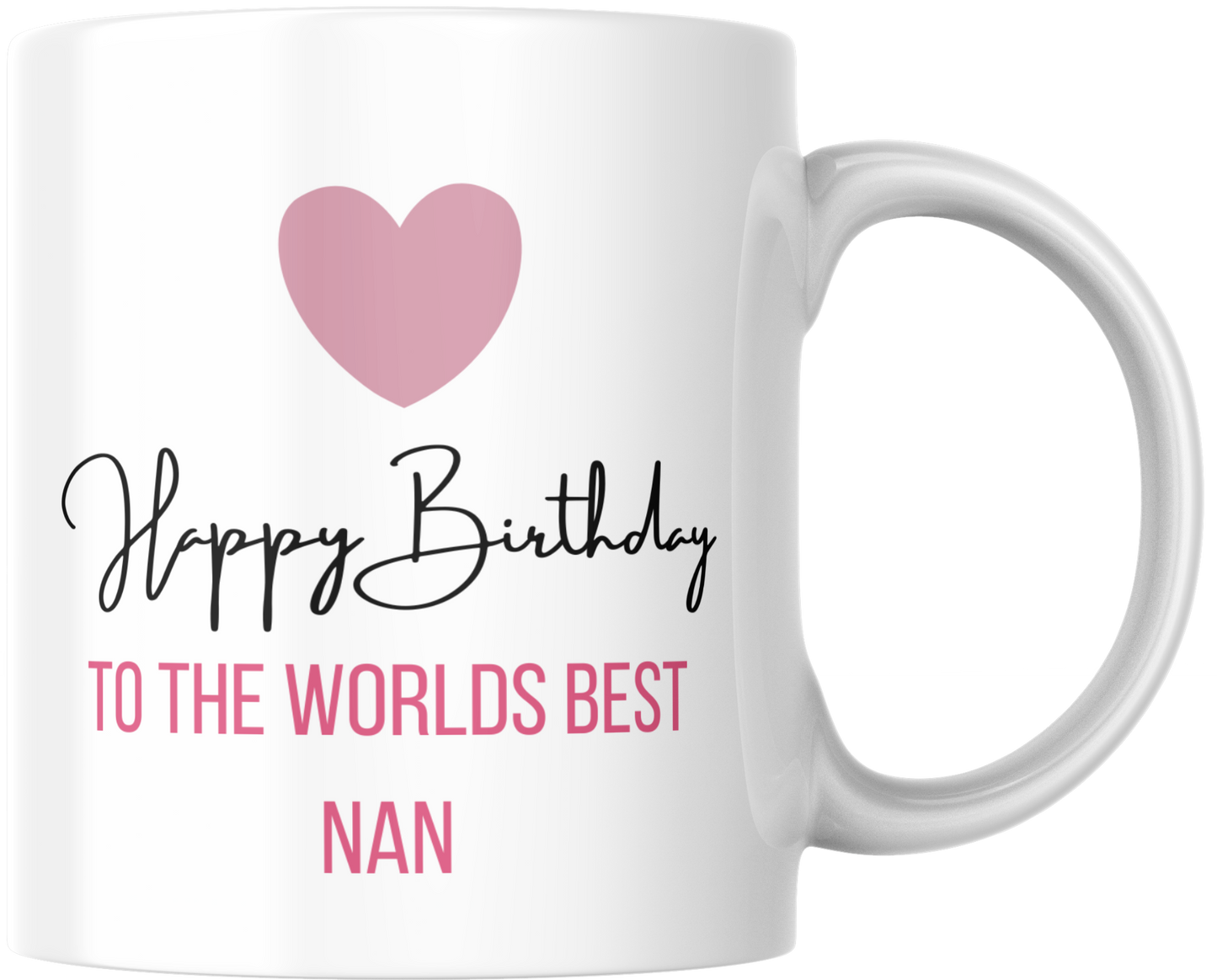 Happy Birthday Mug- Best Mum, Sister & More
