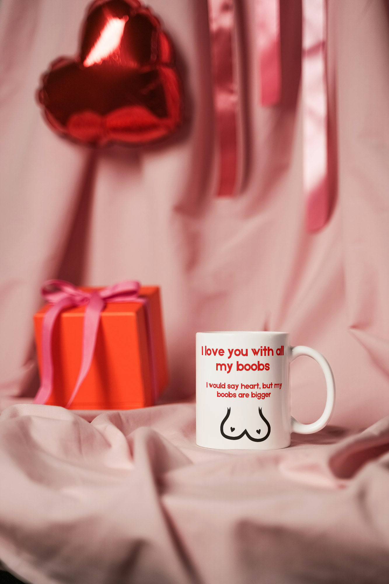 I Love You with All my Boobs Mug