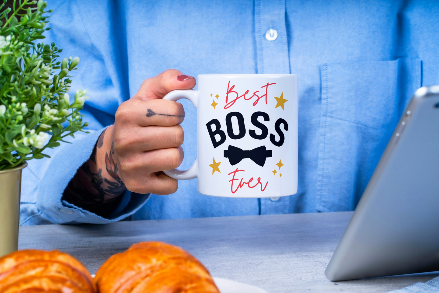 Best Boss Ever – Bow Tie Mug