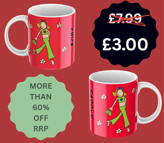 Groovy Chick Mug |  Oopsie - Final Sale