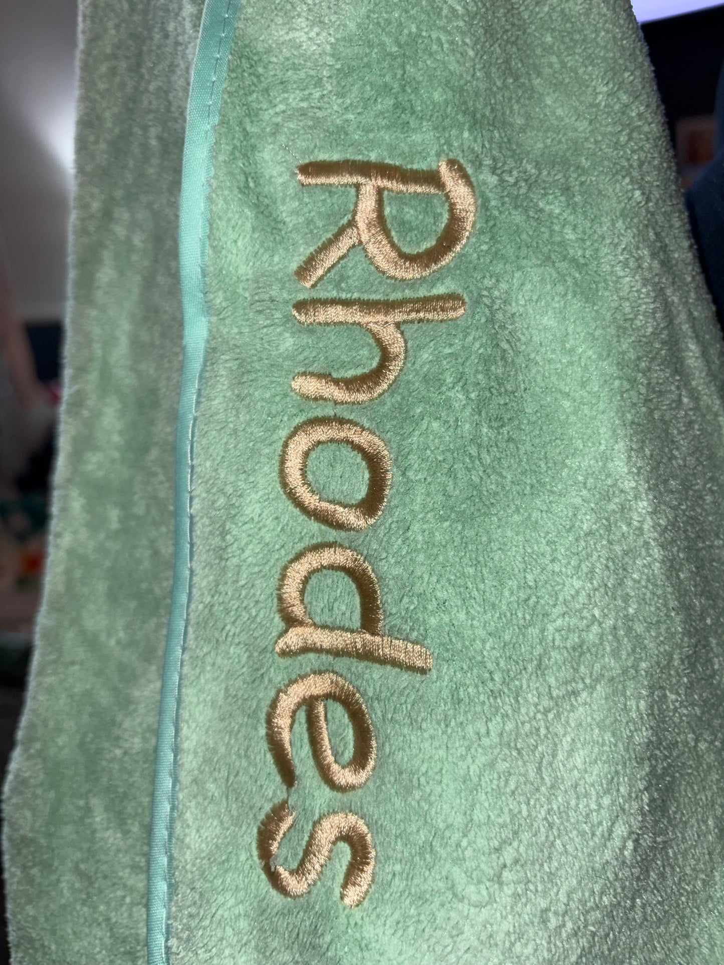 Personalised Baby Towel – Embroidered Hooded Towel with Name, Koala or Dinosaur Design