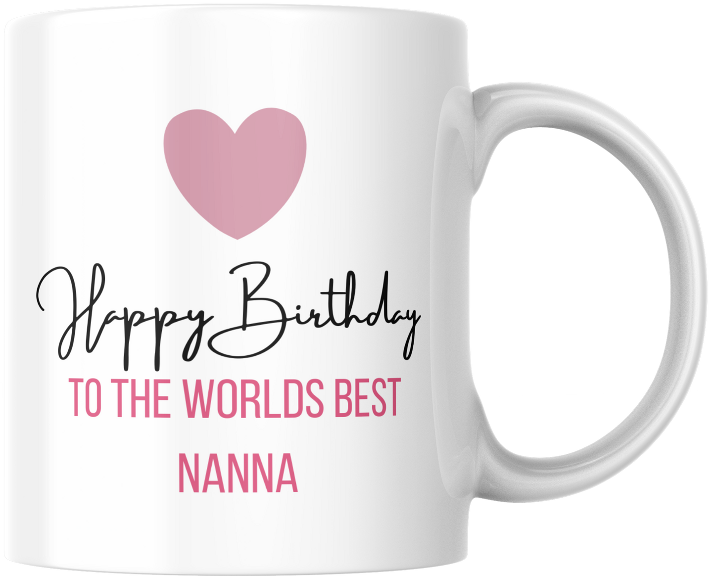 Happy Birthday Mug- Best Mum, Sister & More