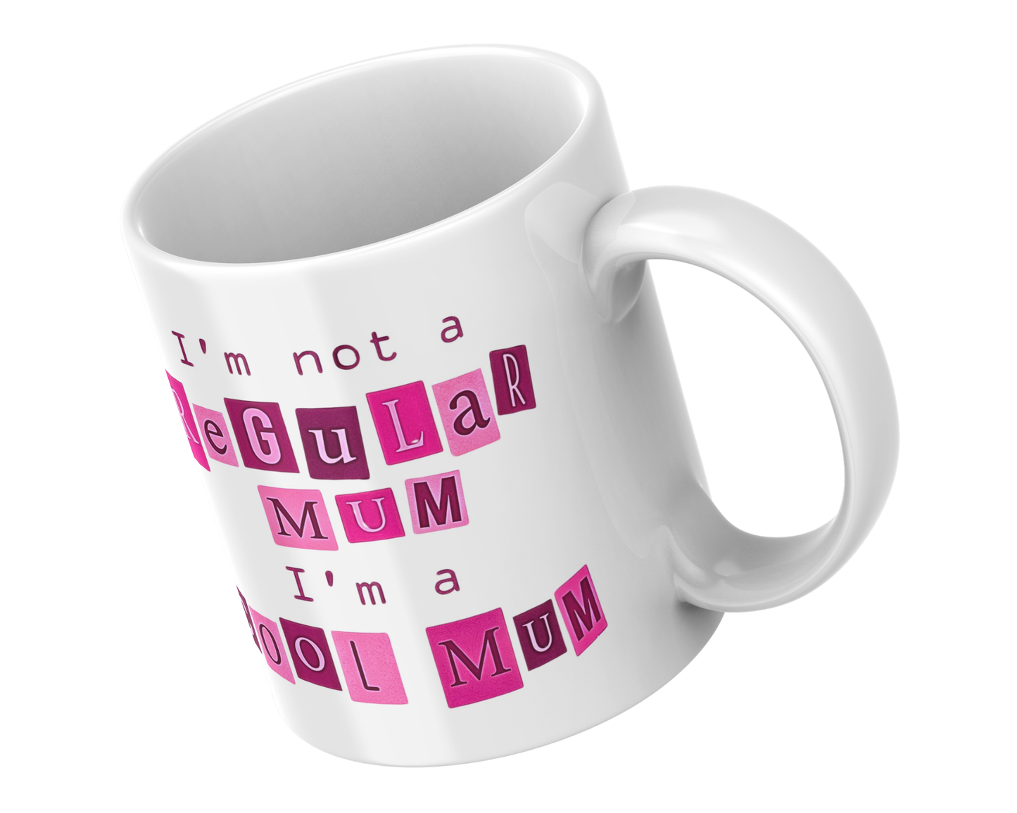 I'm Not a Regular Mum I'm a Cool Mum Mug | Funny Mom Coffee Cup | Gift for Mom Mean Girls Reference Y2K