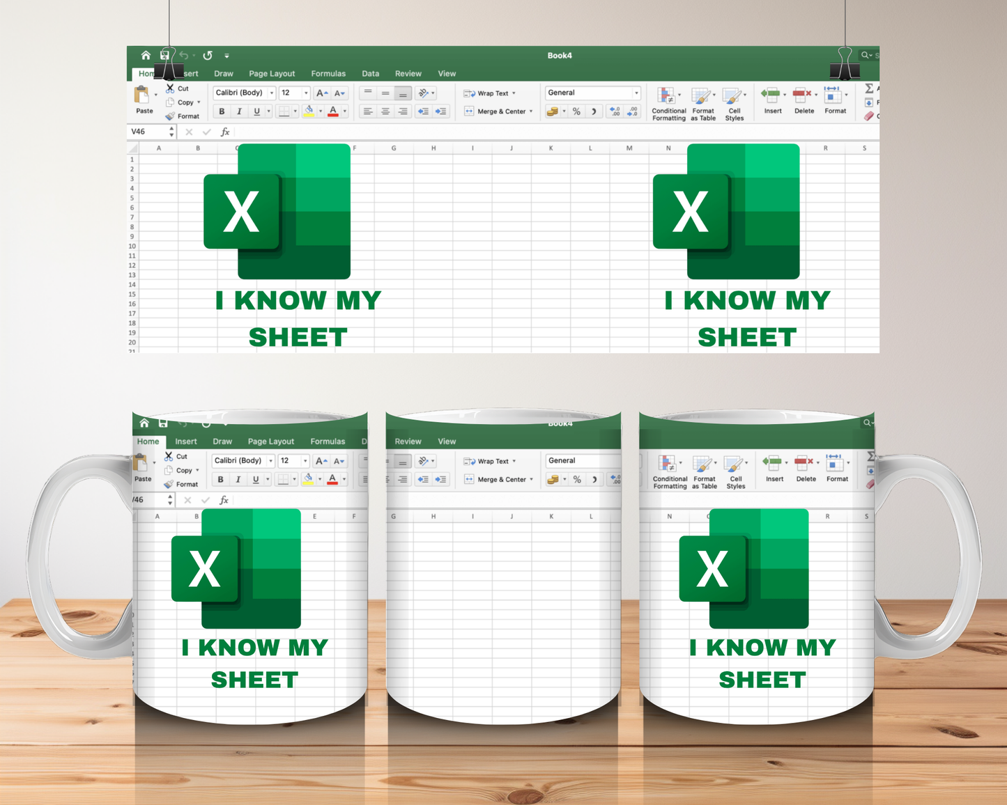 Funny Work Gift Excel Joke Freak in the Sheets Secret Santa Mug