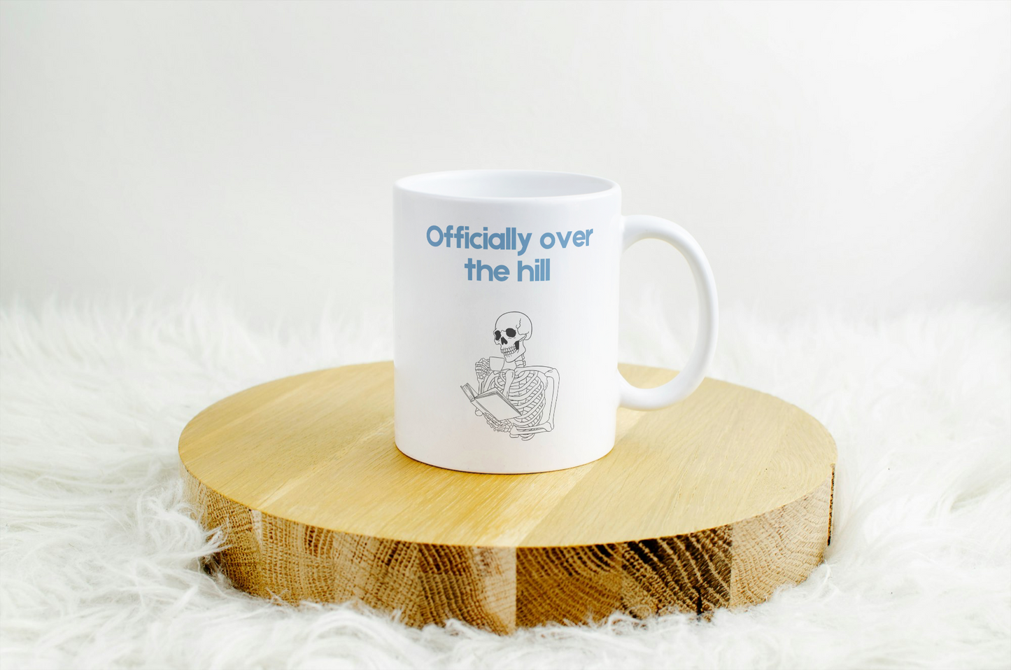 Officially Over the Hill Mug- Birthday Gift