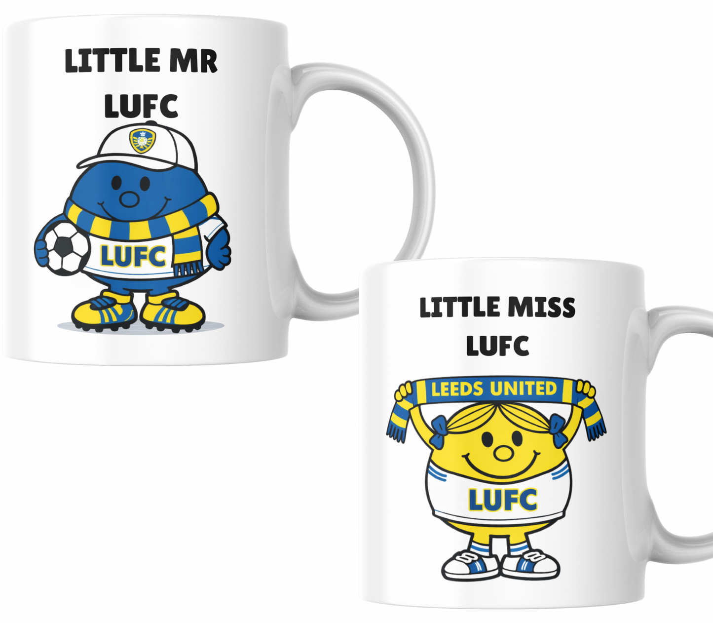 Little Miss Little Mr LUFC Mug