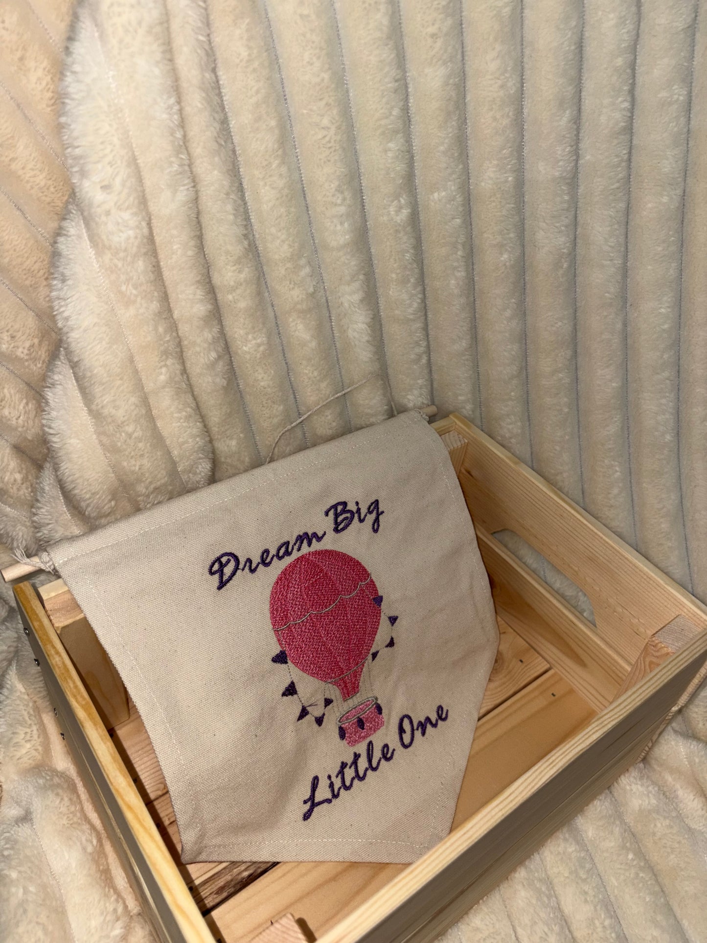 Girls Wall Banner Room Decor Nursery