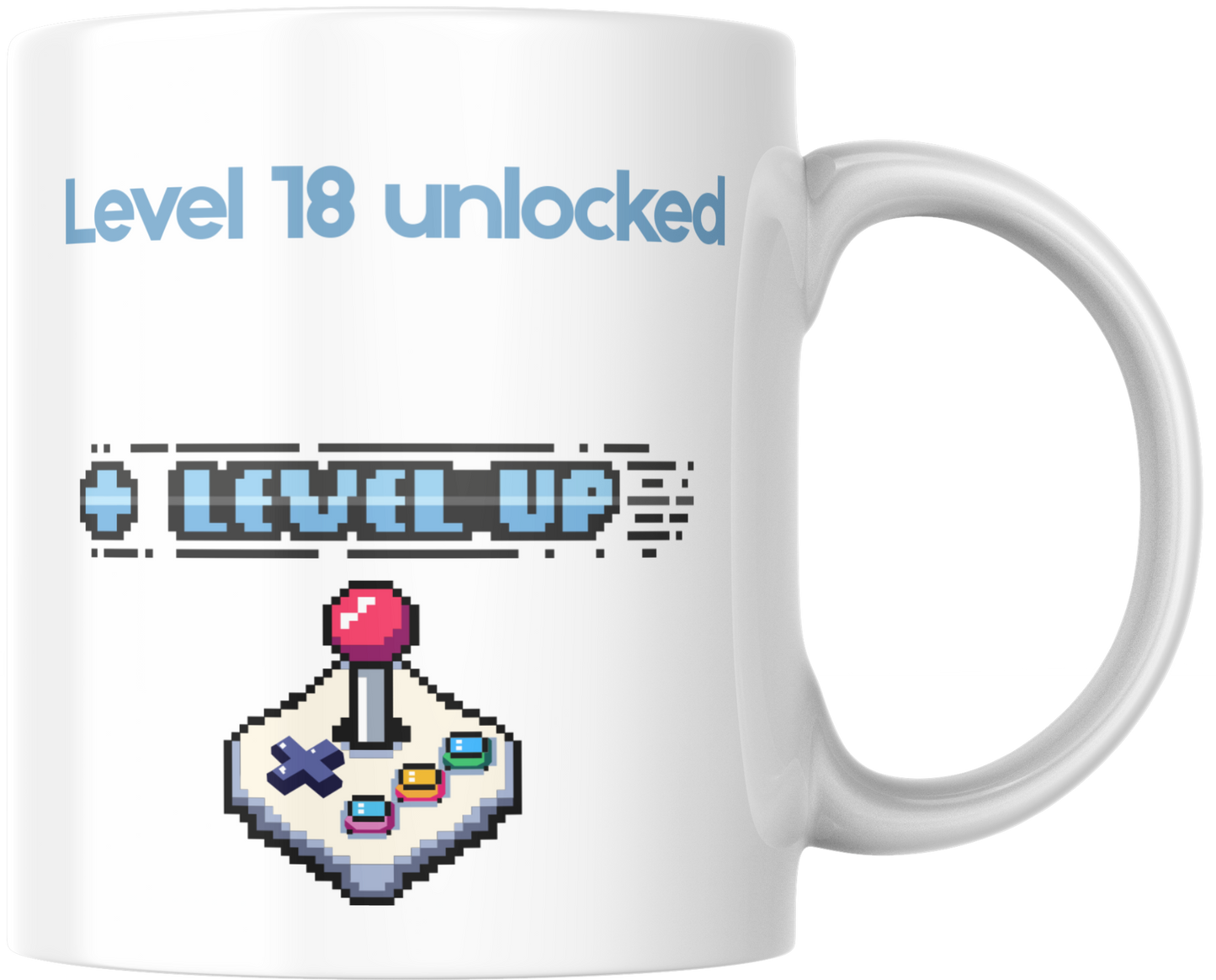 Level 18 Unlocked Mug - 18th Birthday Gift