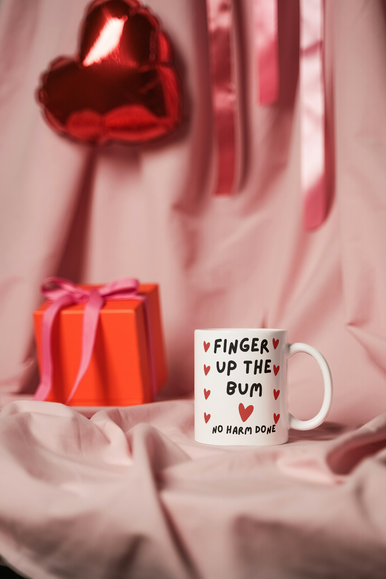 Finger Up The Bum- No Harm Done Mug