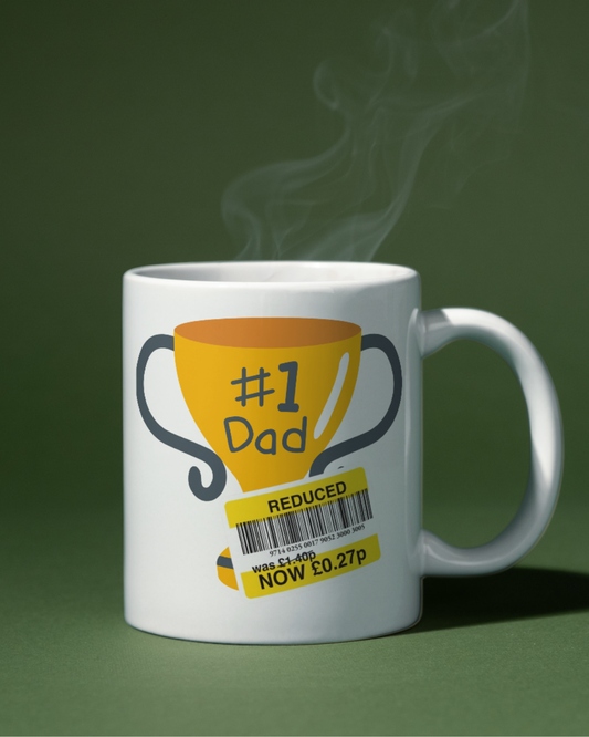#1 Dad (Reduced to 27p) Mug