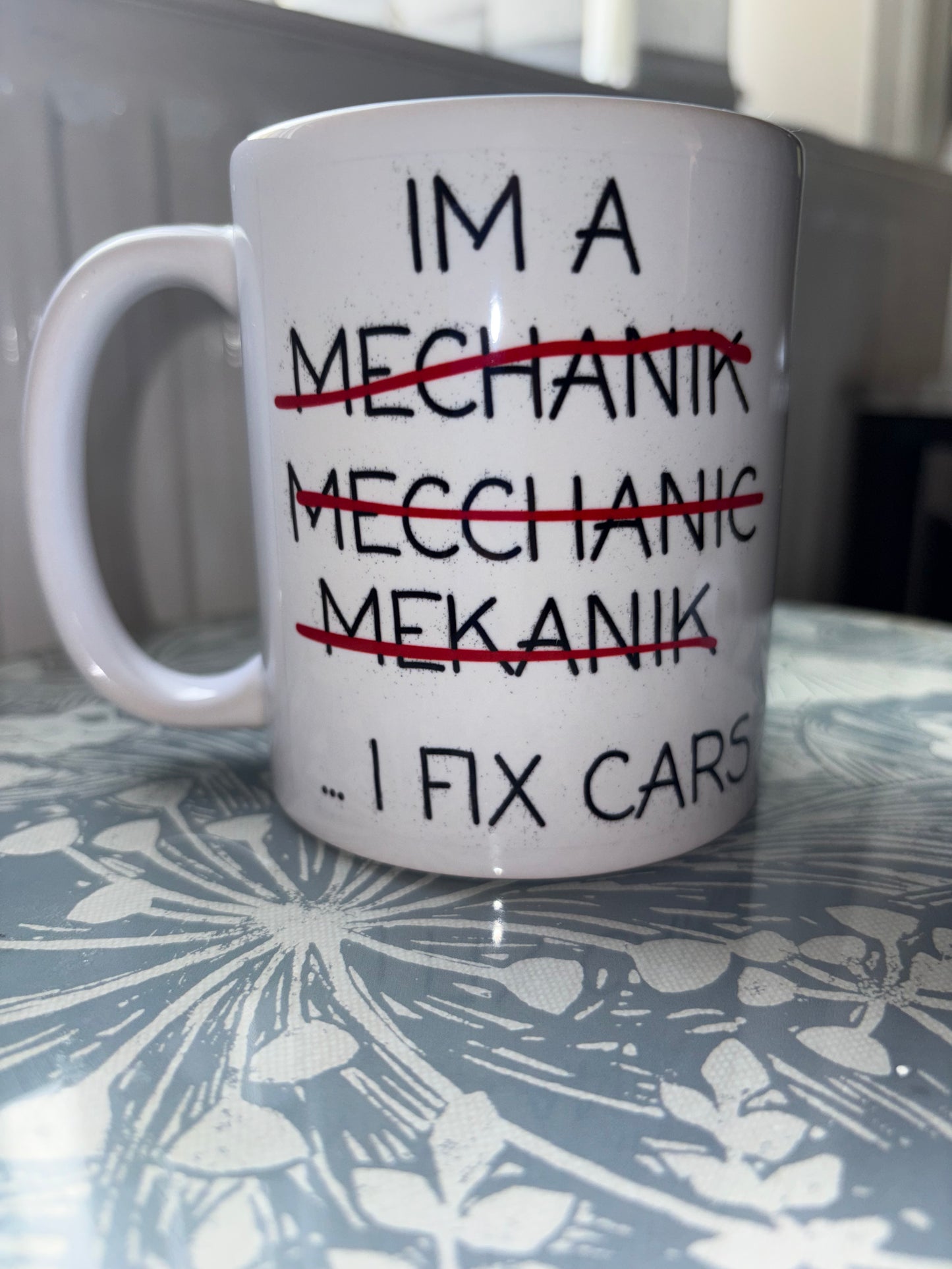 Mechanic Mug - "I'm A Mechanic... I Fix Cars" Coffee Cup, Gift for Car Mechanics, Auto Technician Present, Novelty Ceramic Mug