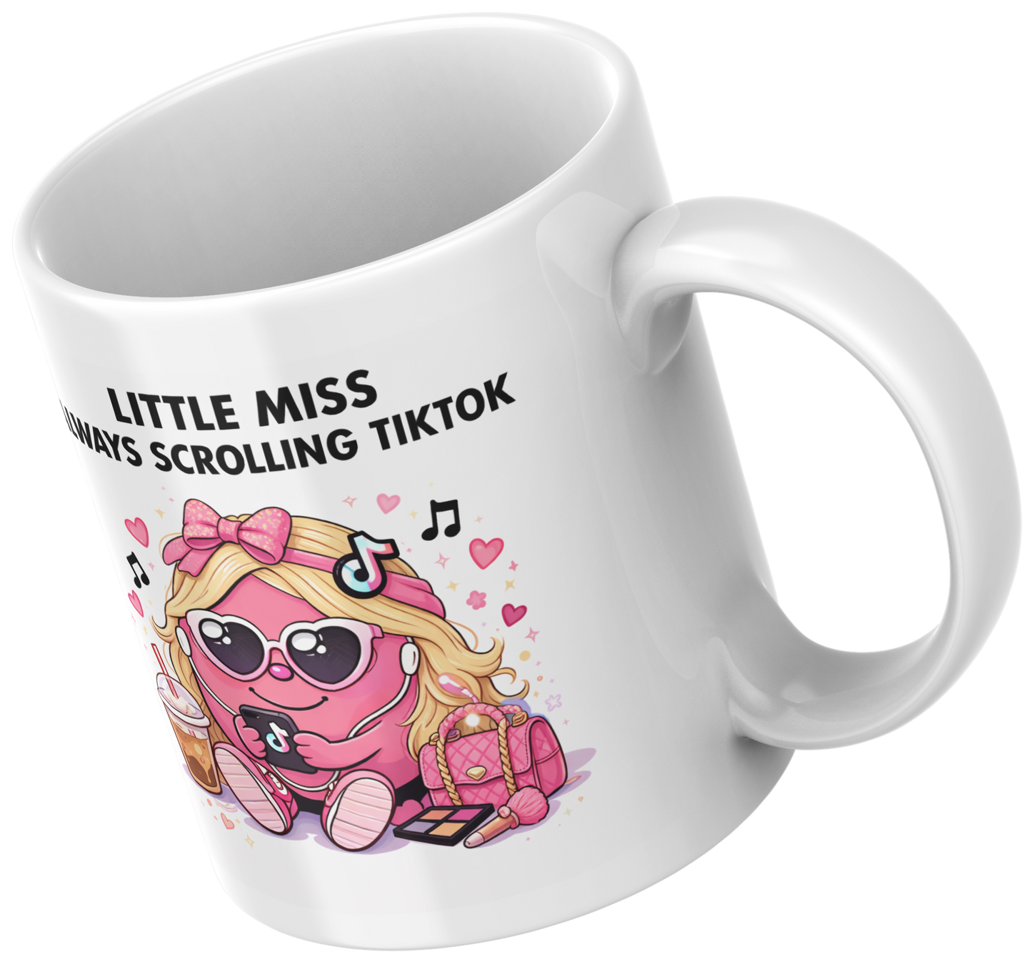 Little Miss Always Scrolling TikTok Mug
