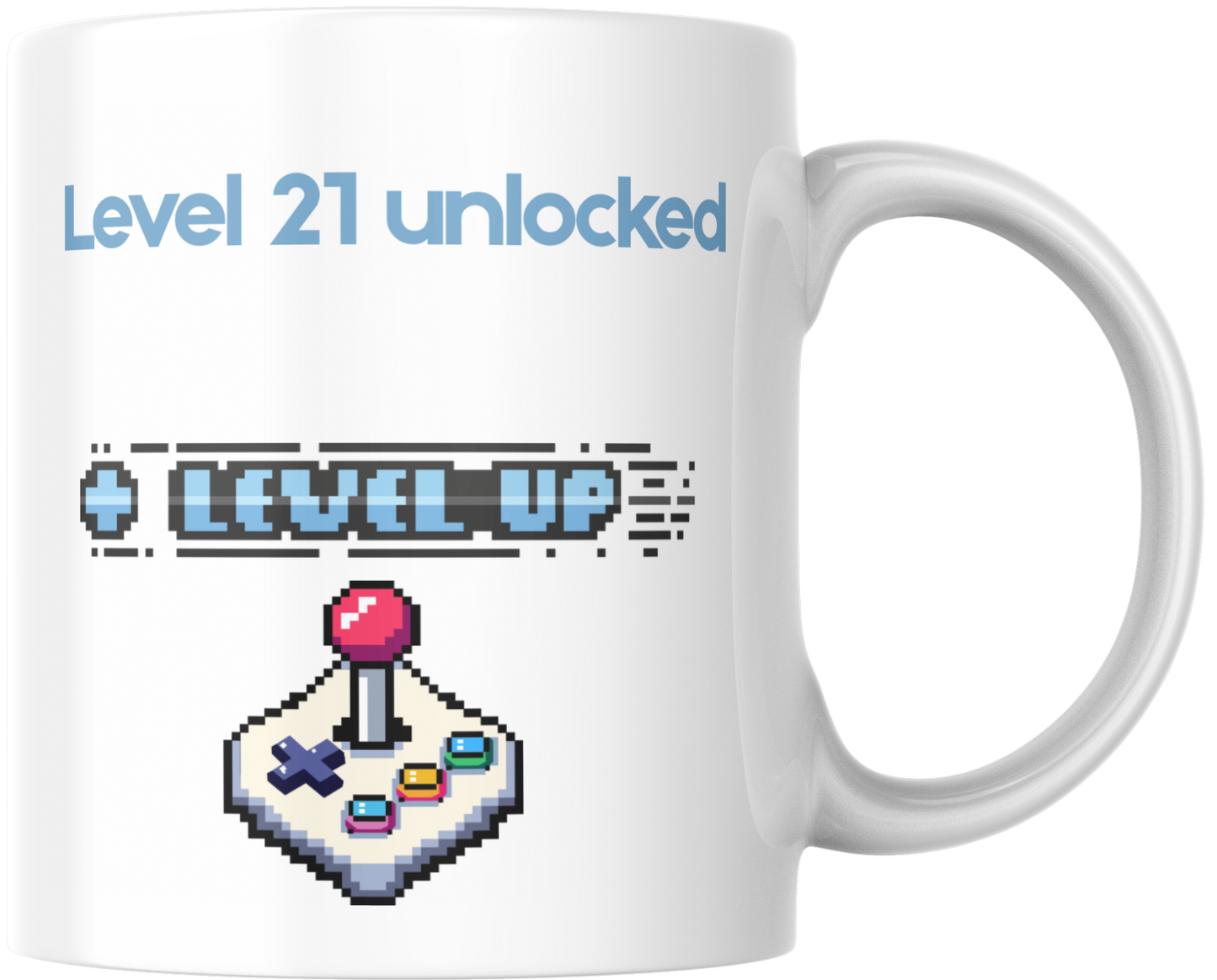 Level 21 Unlocked Mug - 21st Birthday Gift