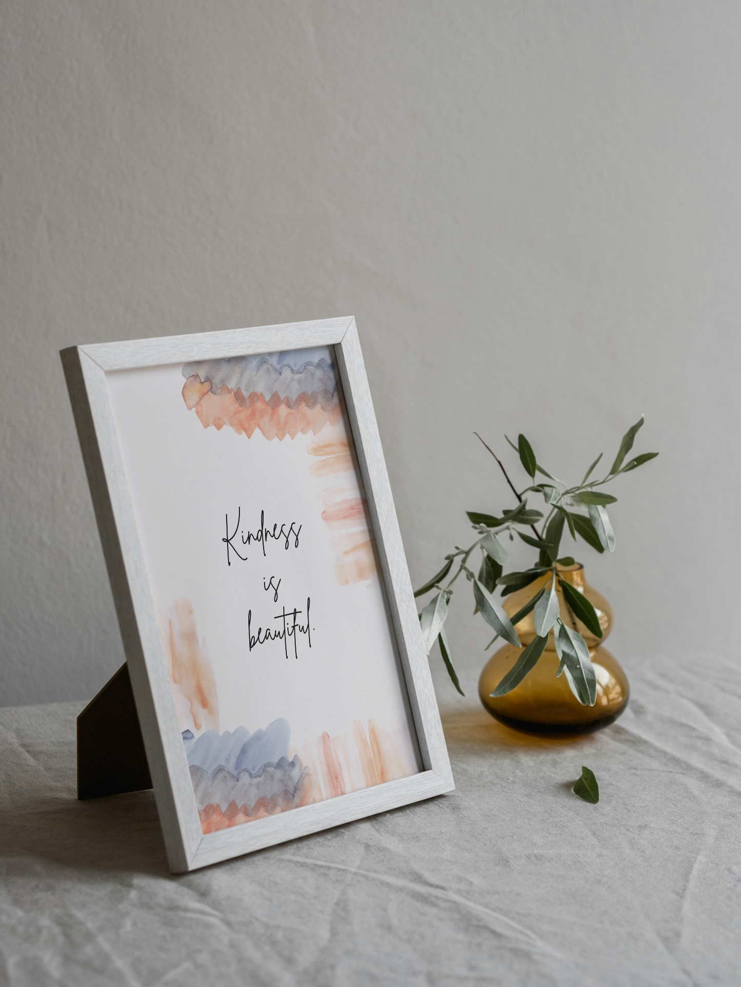 Kindness is Beautiful Wall Art Printable | Cute Print | Home Decor | Digital Download A4 and A5