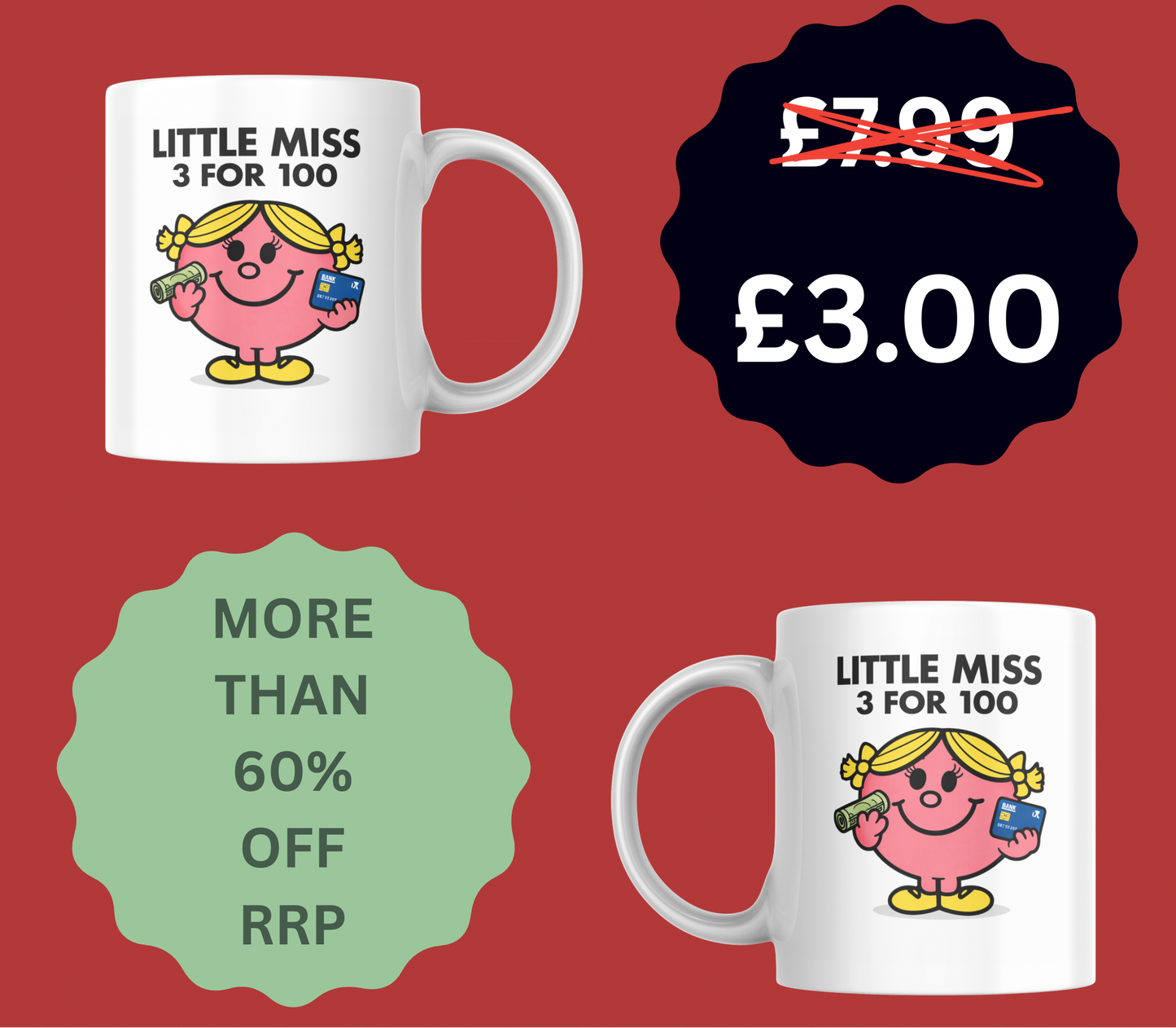 Little Miss 3 for 100 |  Oopsie - Final Sale