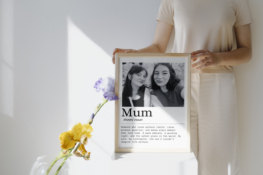 Personalised “Definition of Mum” Print – Meaningful Mother Gift