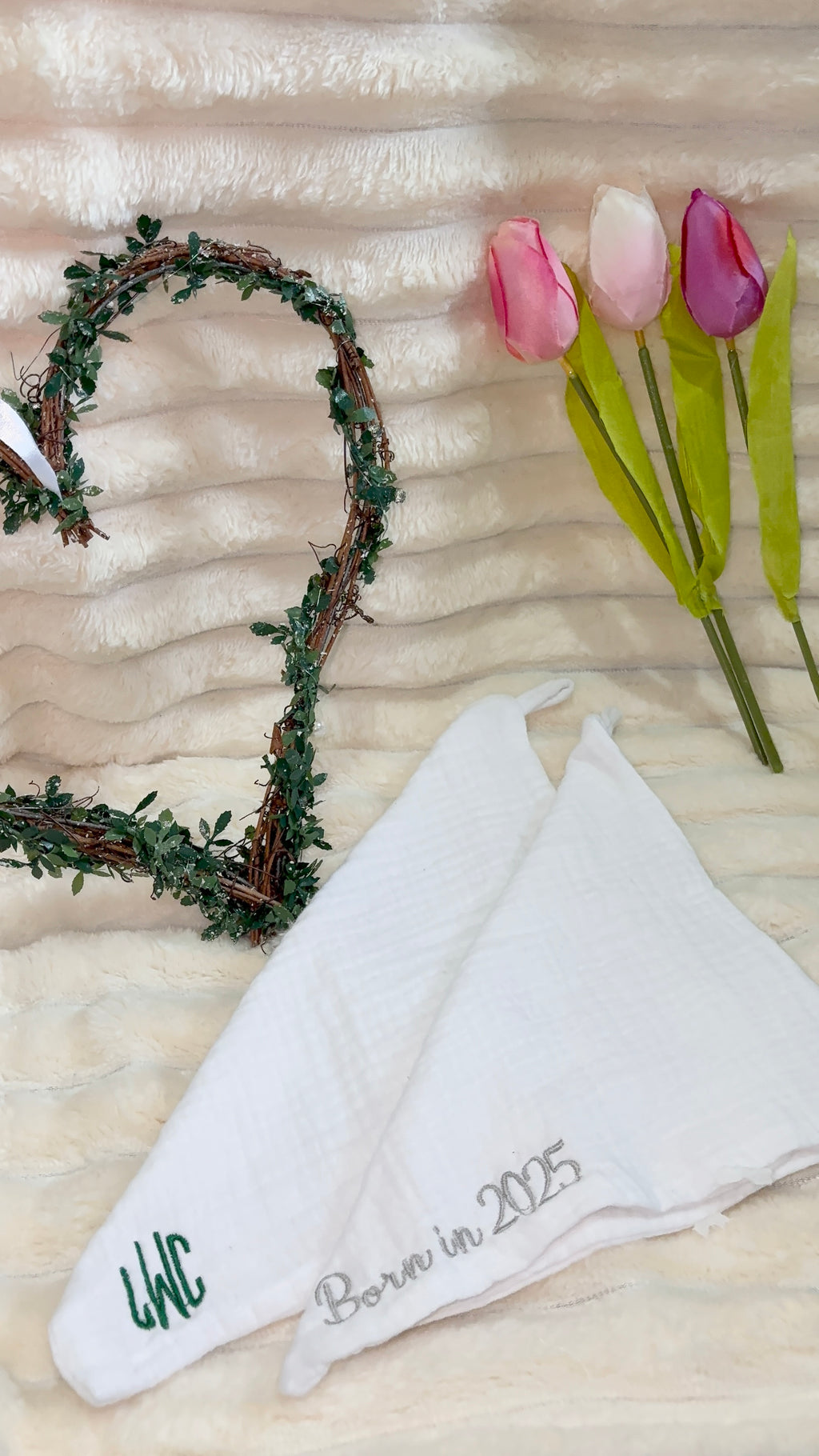 Customised Embroidered Muslin