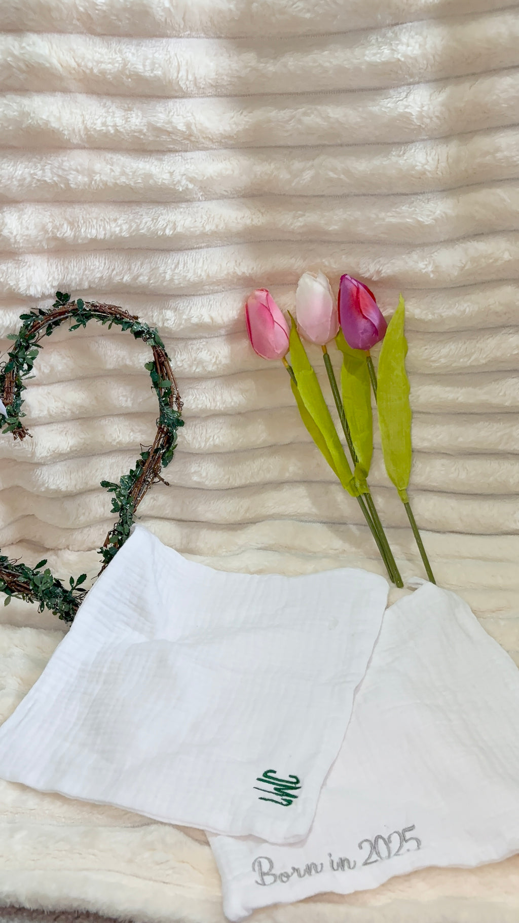 Customised Embroidered Muslin