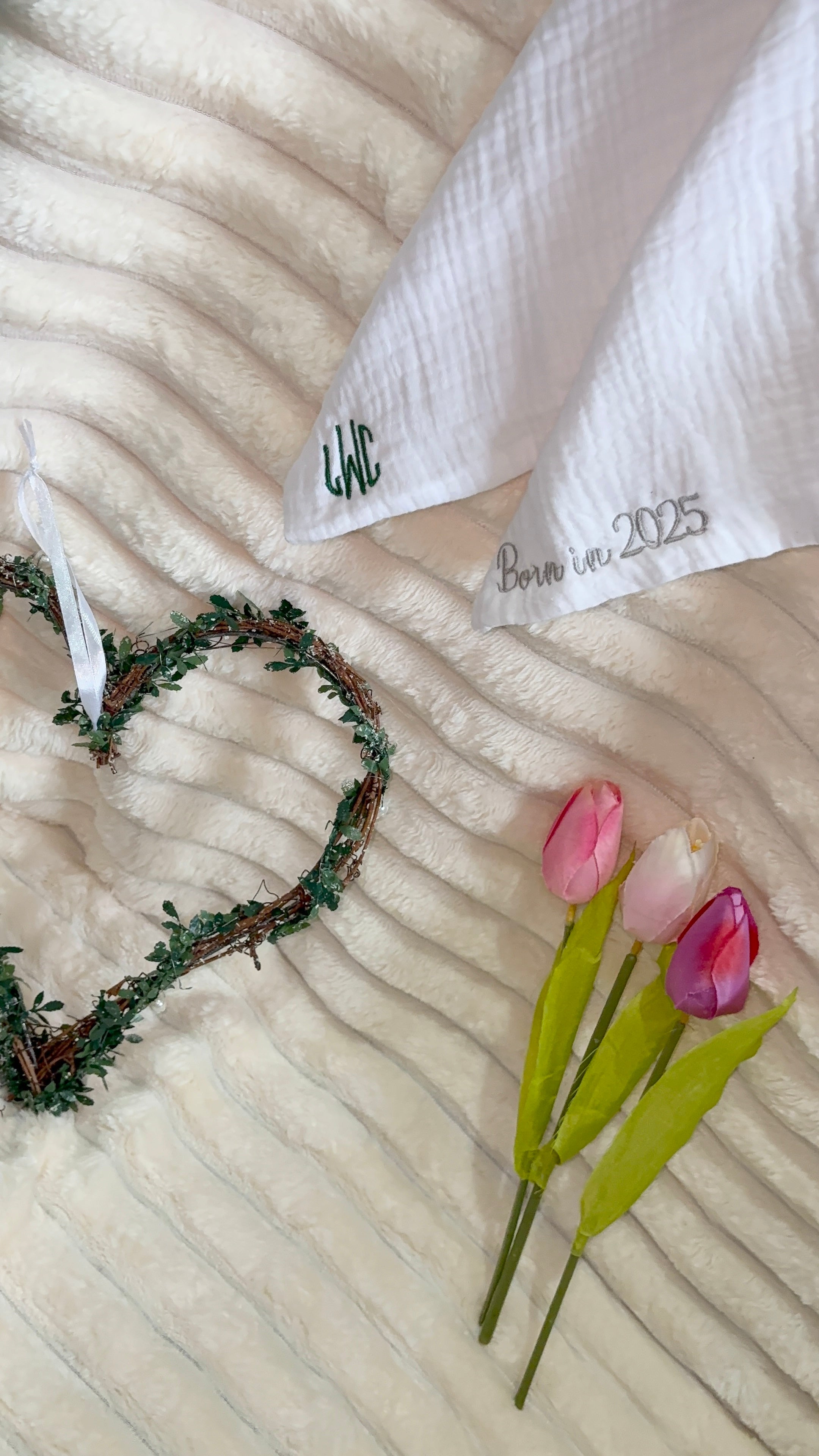 Customised Embroidered Muslin