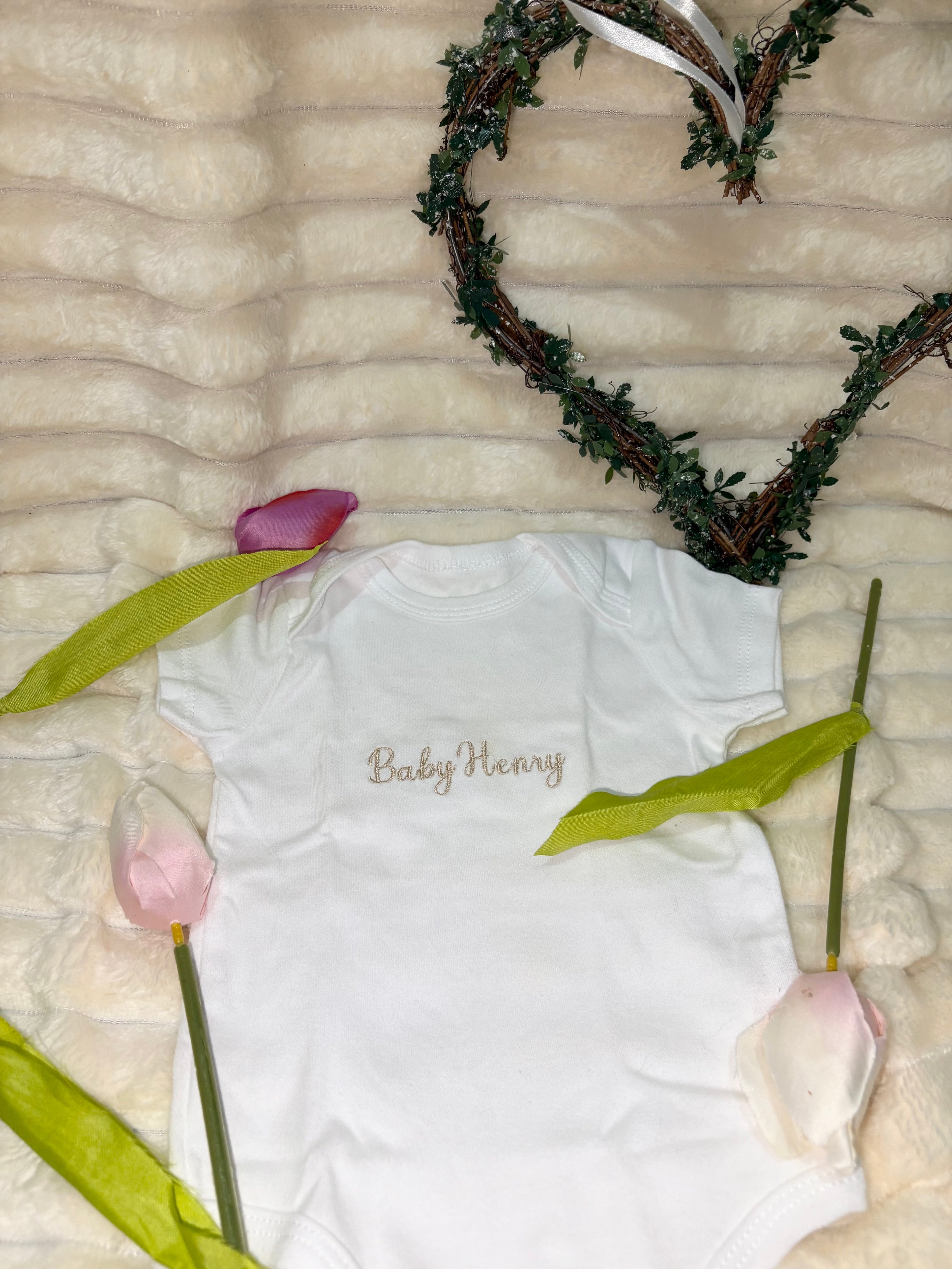 Personalised Baby Vest with Name