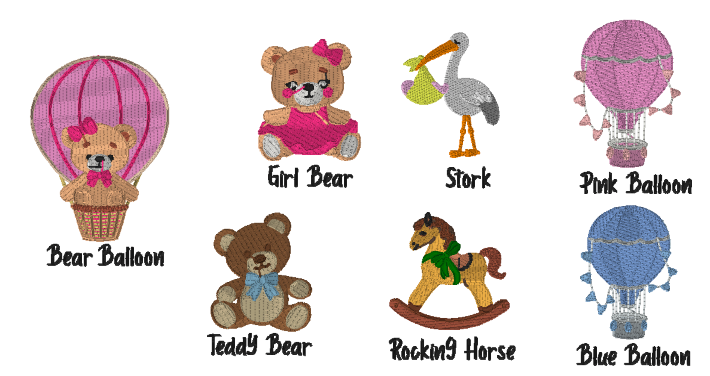 Personalised Baby Vest with Embroidered Name and design