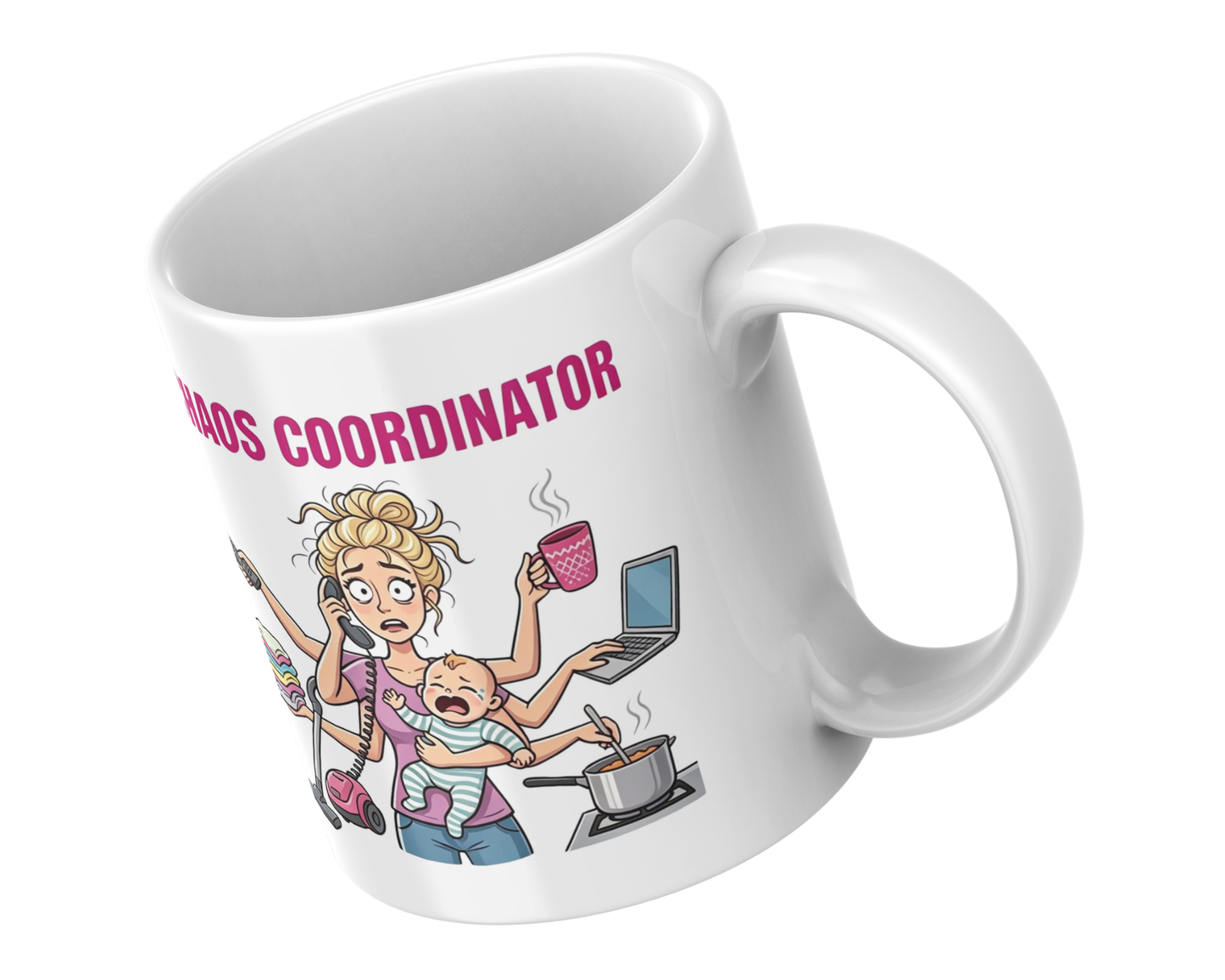 Chaos Coordinator Mug | Busy Mom Gift | Funny Multitasking Mug