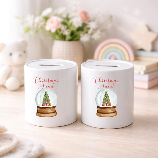 Money Box Ceramic Piggy Bank Christmas Fund