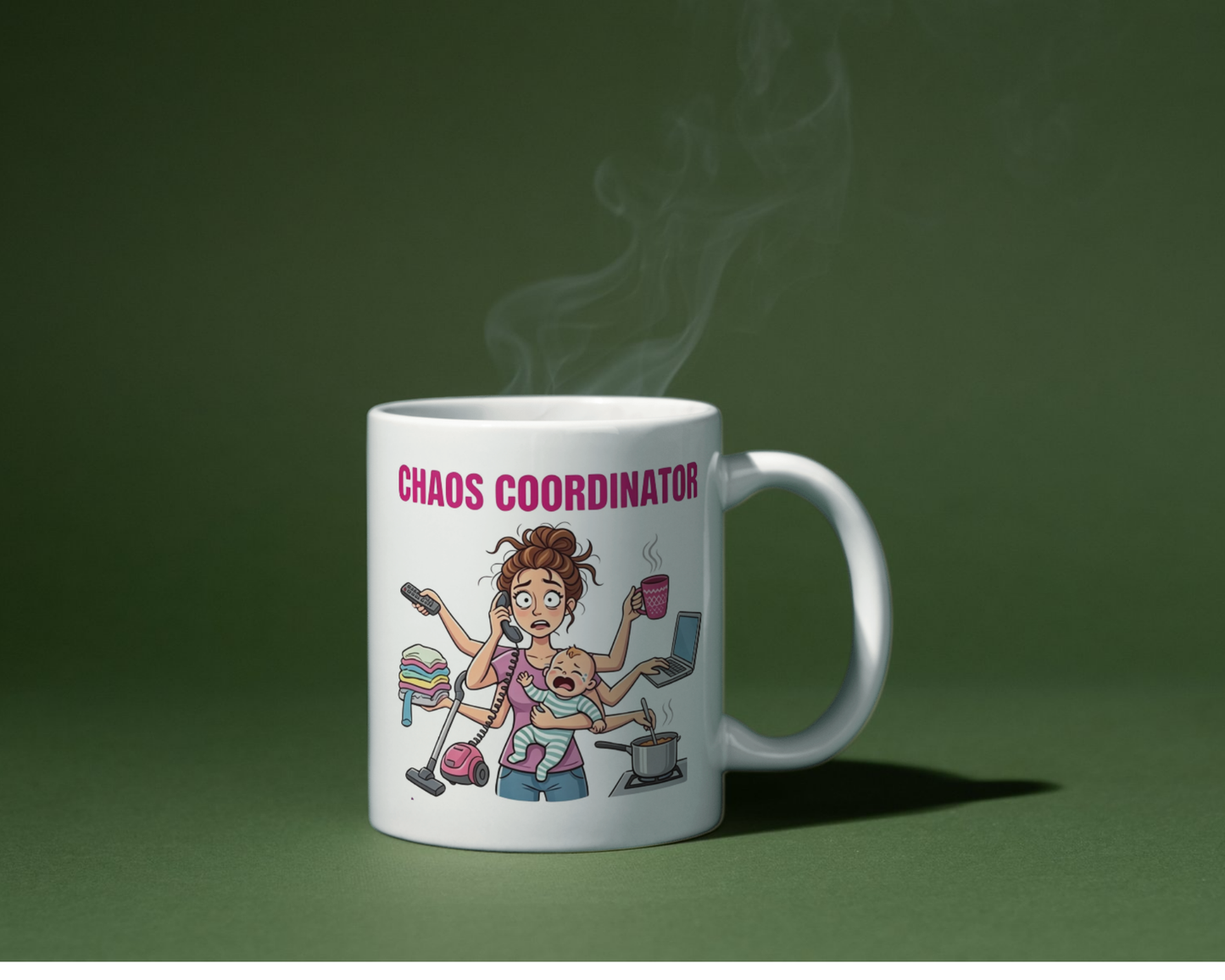 Chaos Coordinator Mug | Busy Mom Gift | Funny Multitasking Mug