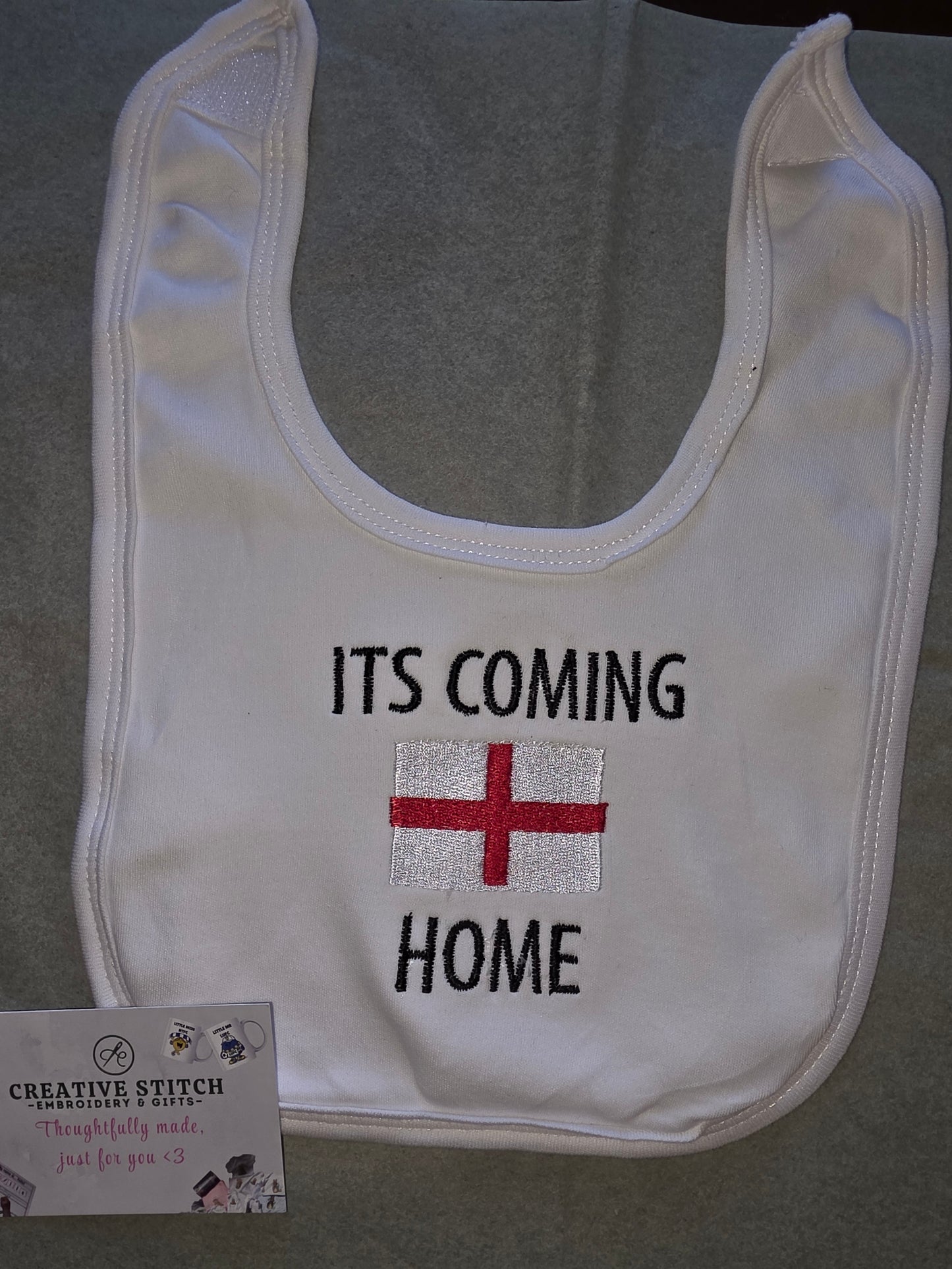 ITS COMING HOME England World Cup 2026 Baby Bib