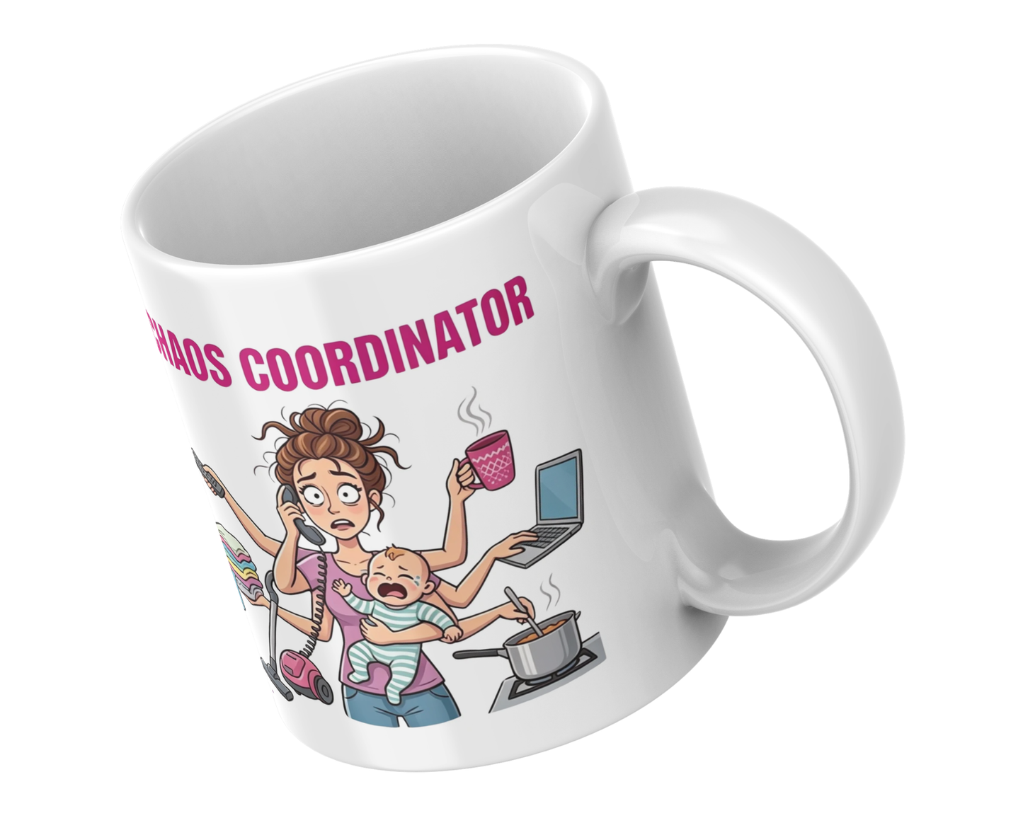 Chaos Coordinator Mug | Busy Mom Gift | Funny Multitasking Mug