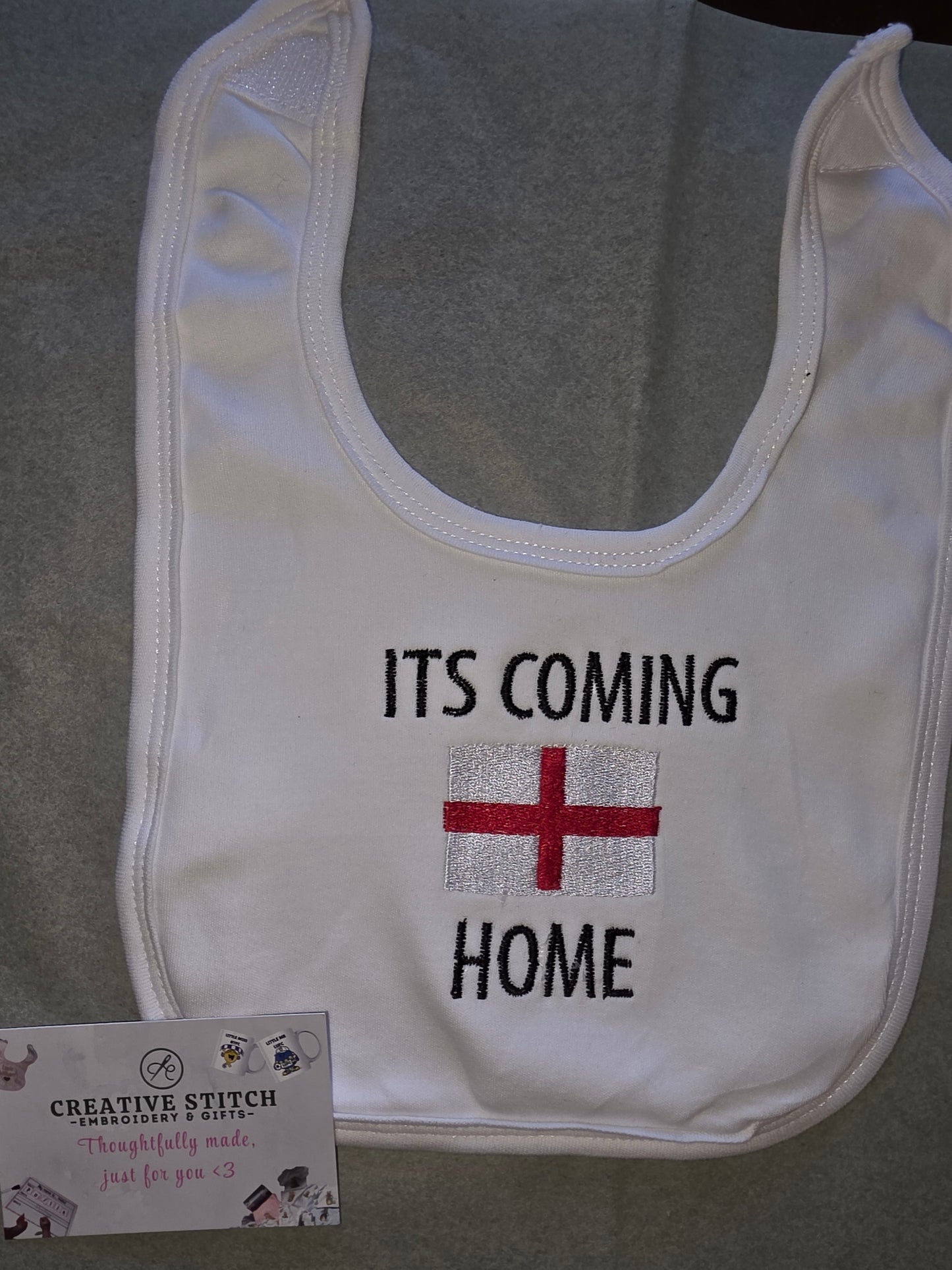 ITS COMING HOME England World Cup 2026 Baby Bib